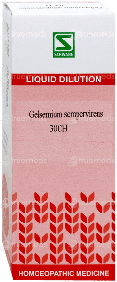 Dr Willmar Schwabe Gelsemium Sempervirens 30Ch Dilution 30Ml